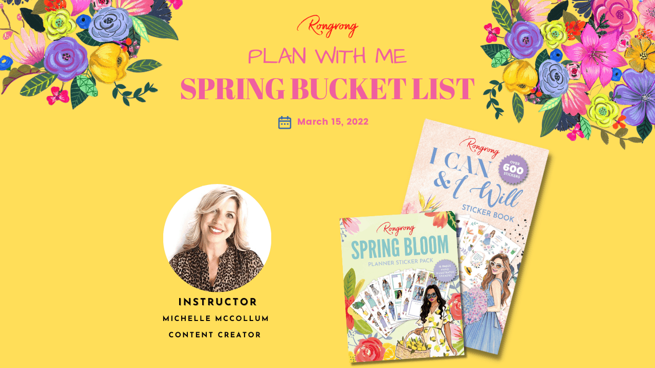 PLAN WITH ME - SPRING BUCKET LIST WORKSHOP – Shop Rongrong