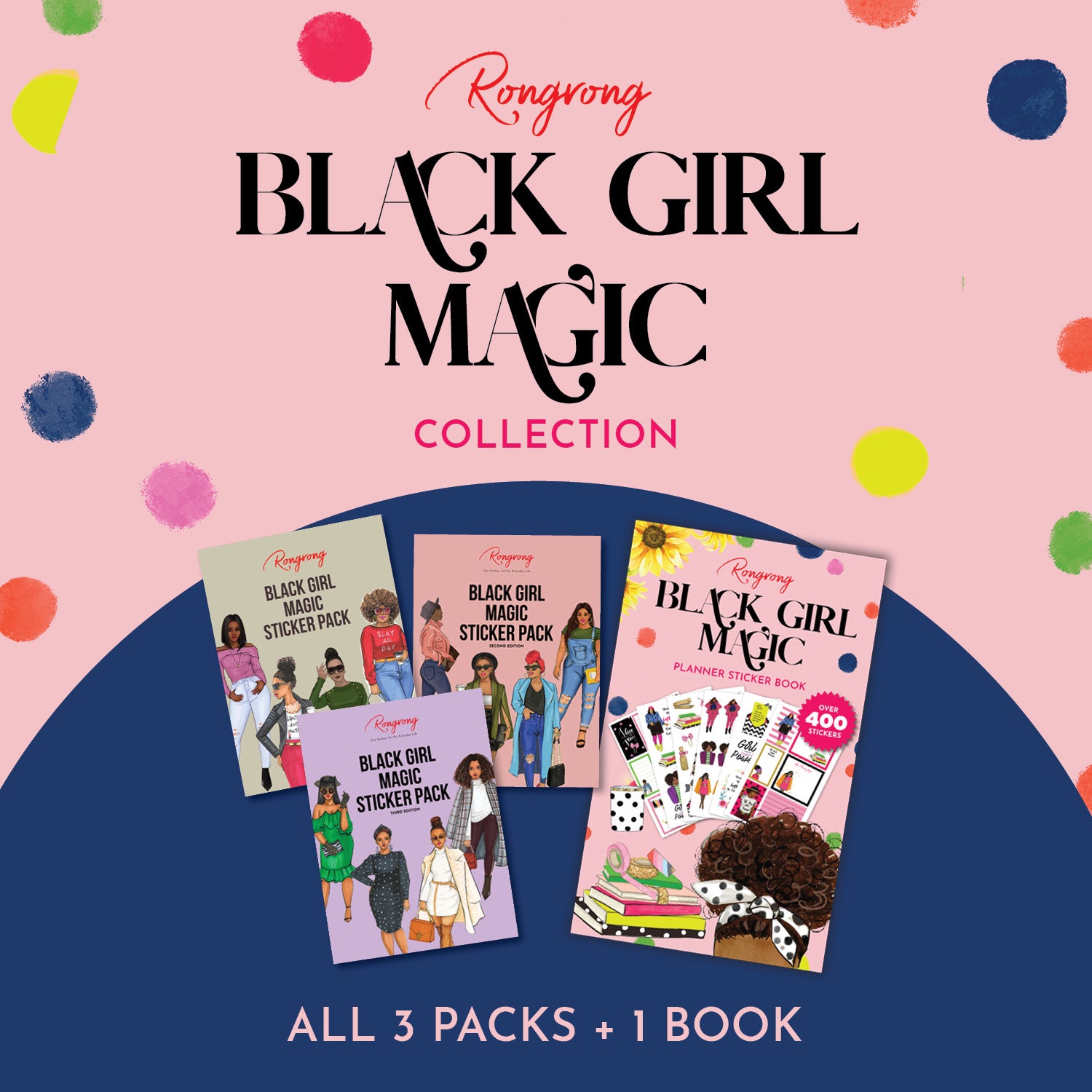 Black Girl Magic Planner Sticker Pack (Set of 6) – Rongrong Wholesale