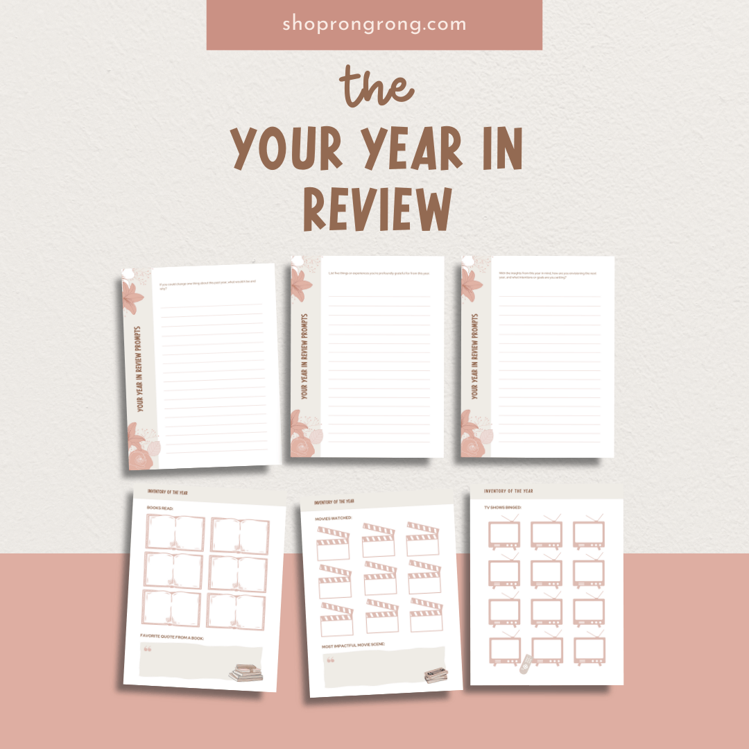 Shop Rongrong Year In View Planner for digital planner