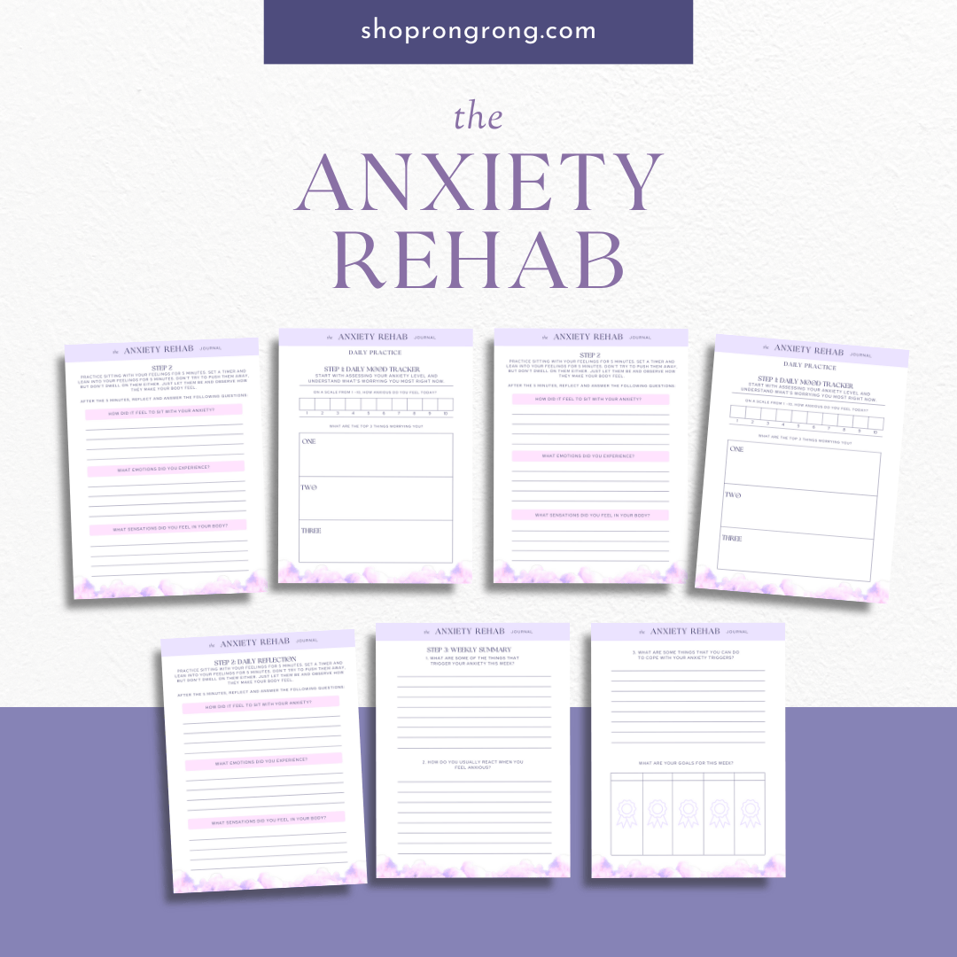 Shop Rongrong The Anxiety Rehab Journal