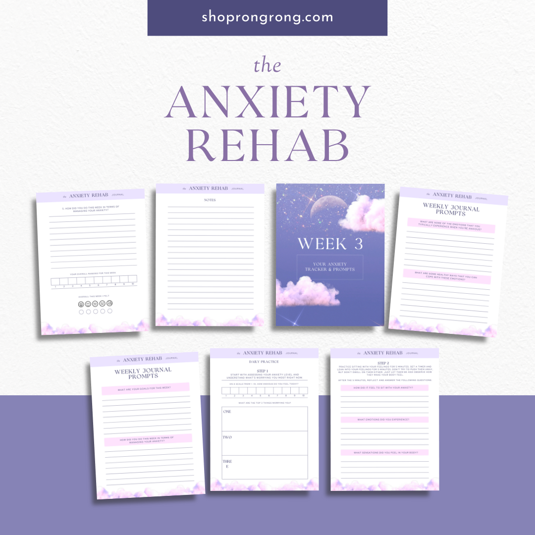 Shop Rongrong The Anxiety Rehab Journal