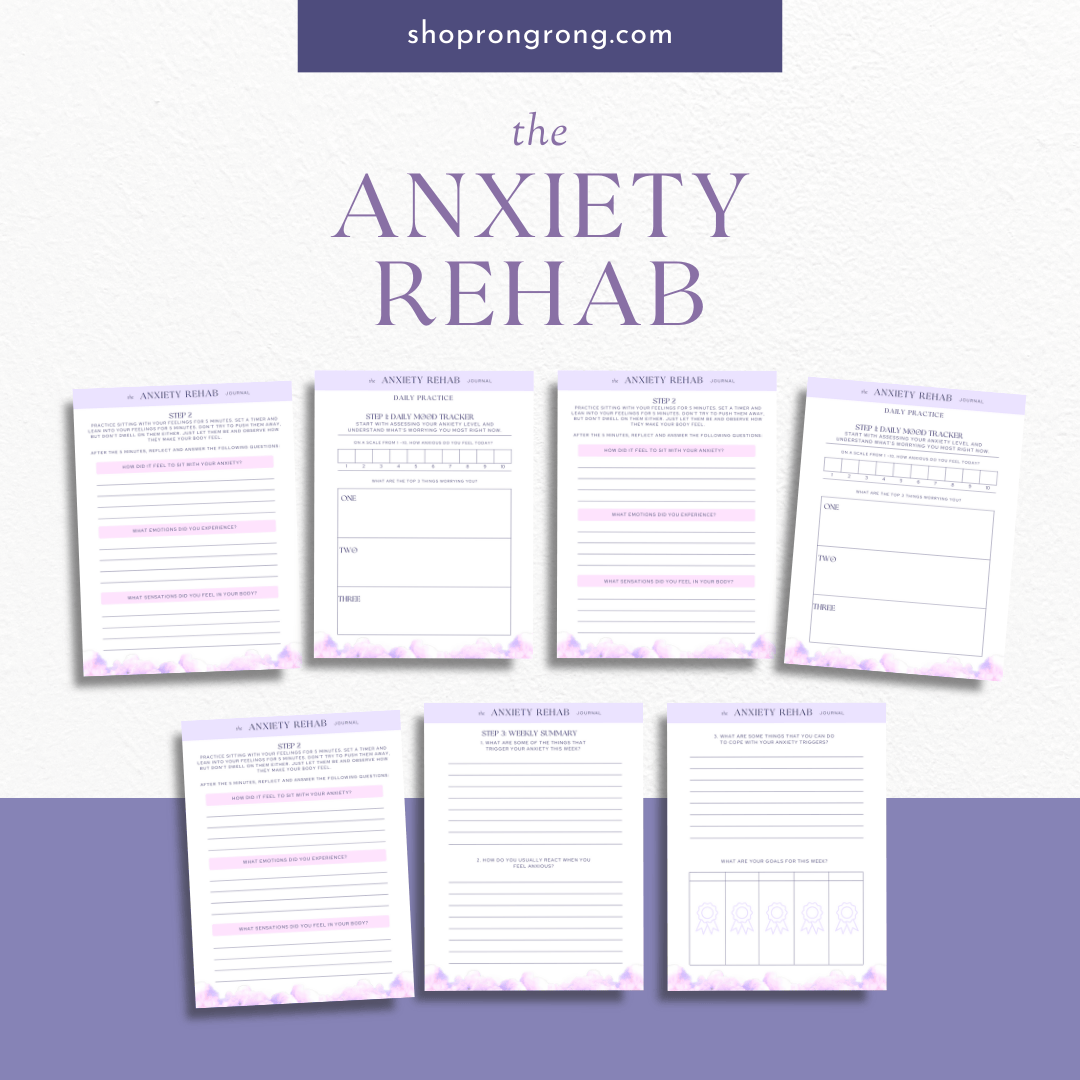Shop Rongrong The Anxiety Rehab Journal