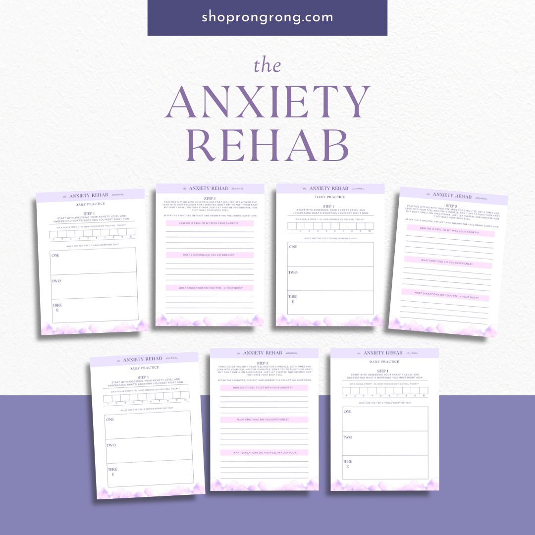 Shop Rongrong The Anxiety Rehab Journal