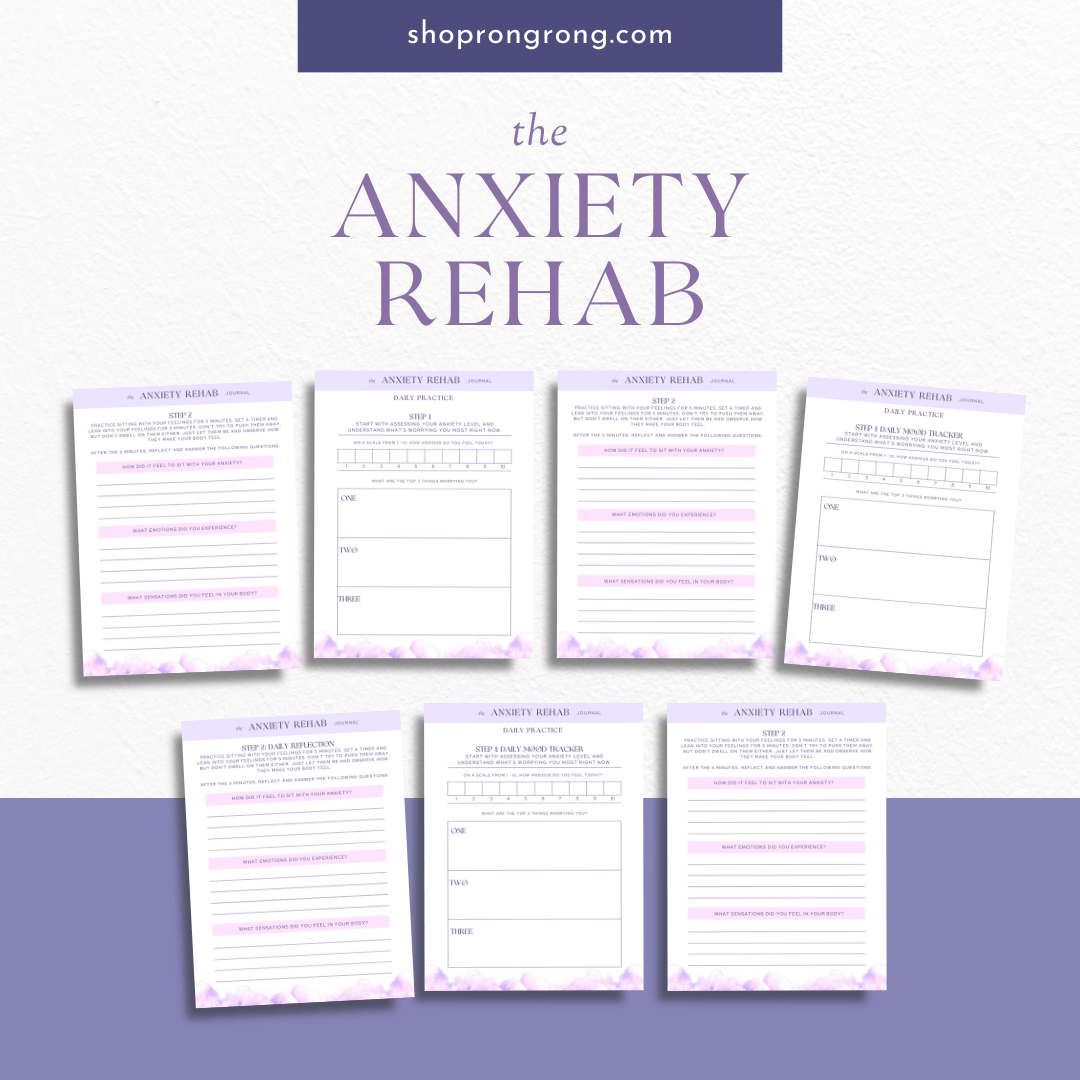 Shop Rongrong The Anxiety Rehab Journal