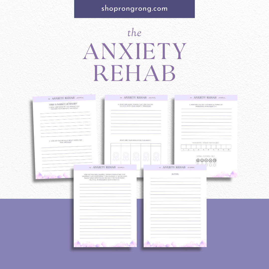 Shop Rongrong The Anxiety Rehab Journal