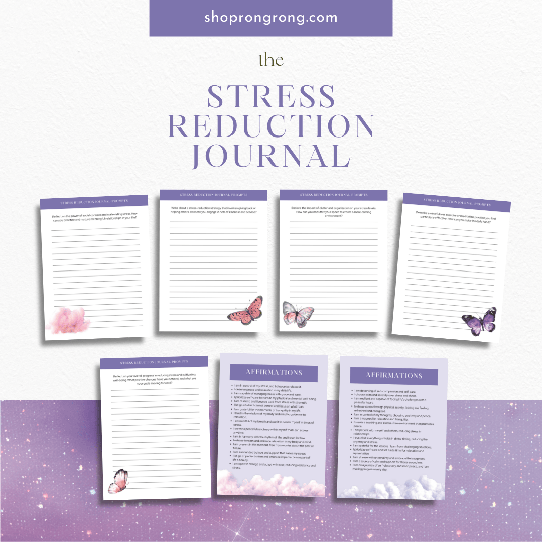 Shop Rongrong Stress Reduction Digital Journal