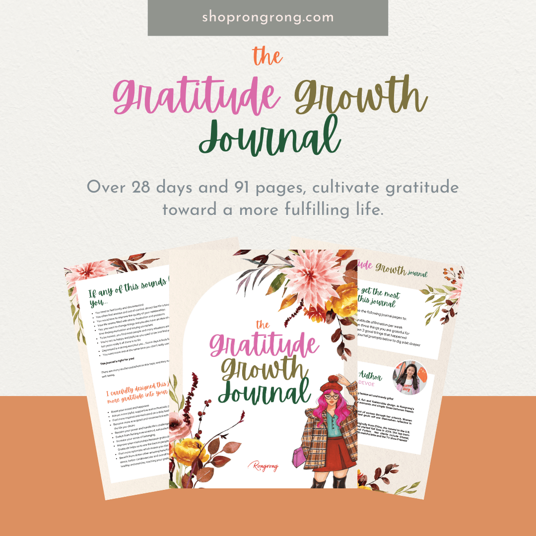 Digital The Gratitude Growth Journal By Shop Rongrong