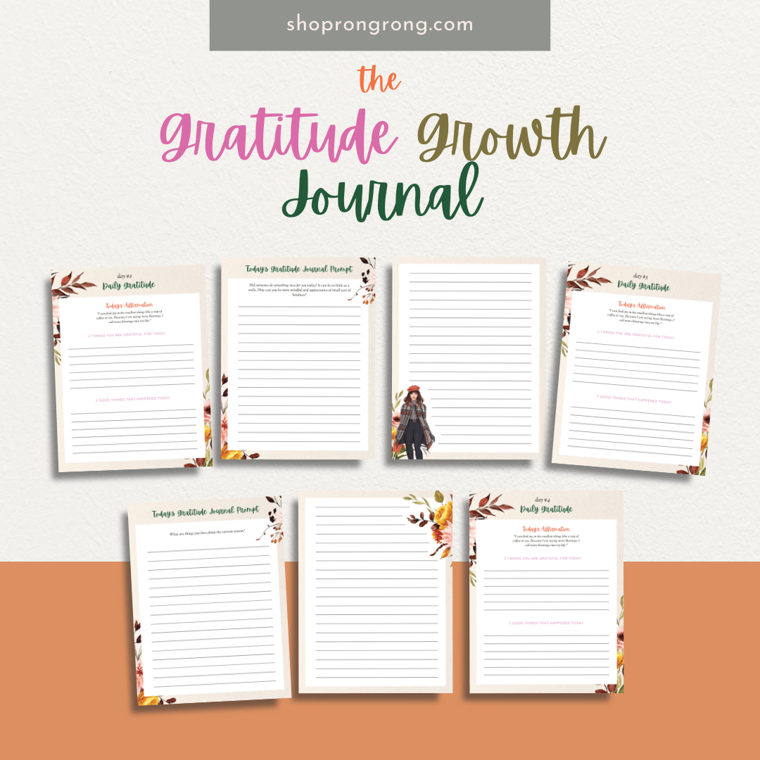 Shop rongrong Digital The Gratitude Growth Journal for goodnotes