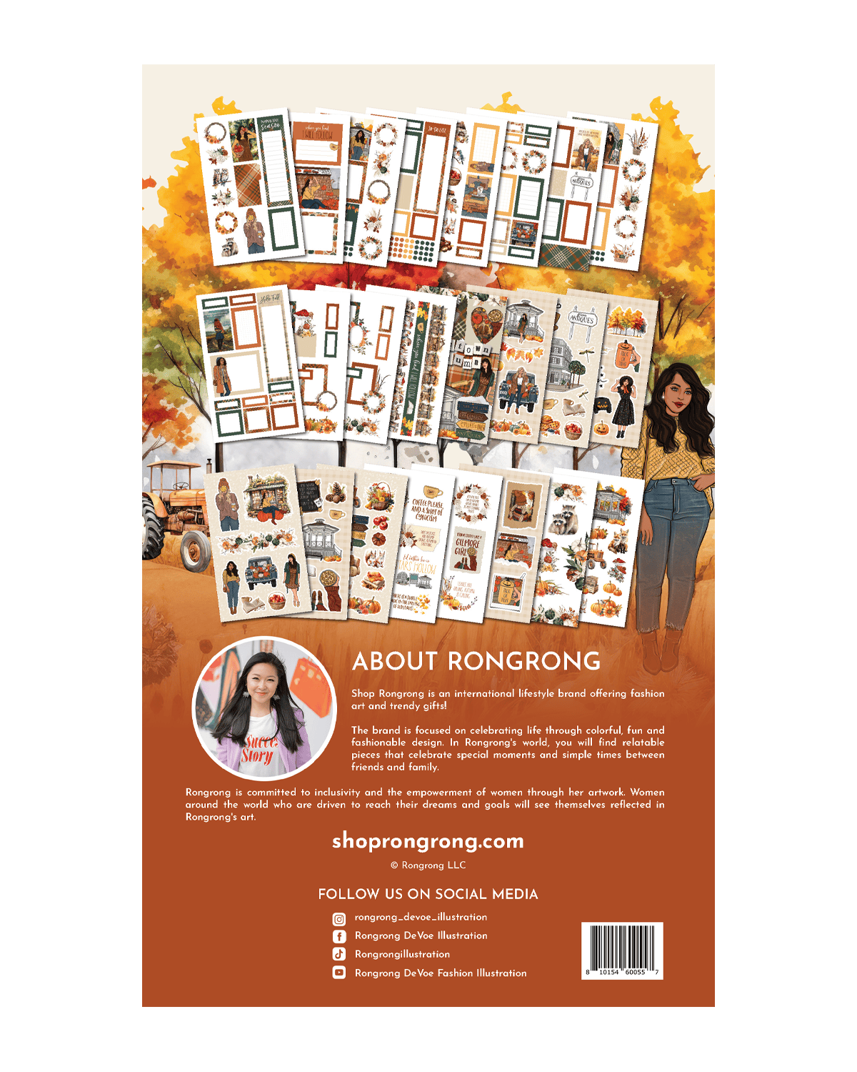 Shop Rongrong Autumn Charm Digital Sticker Book