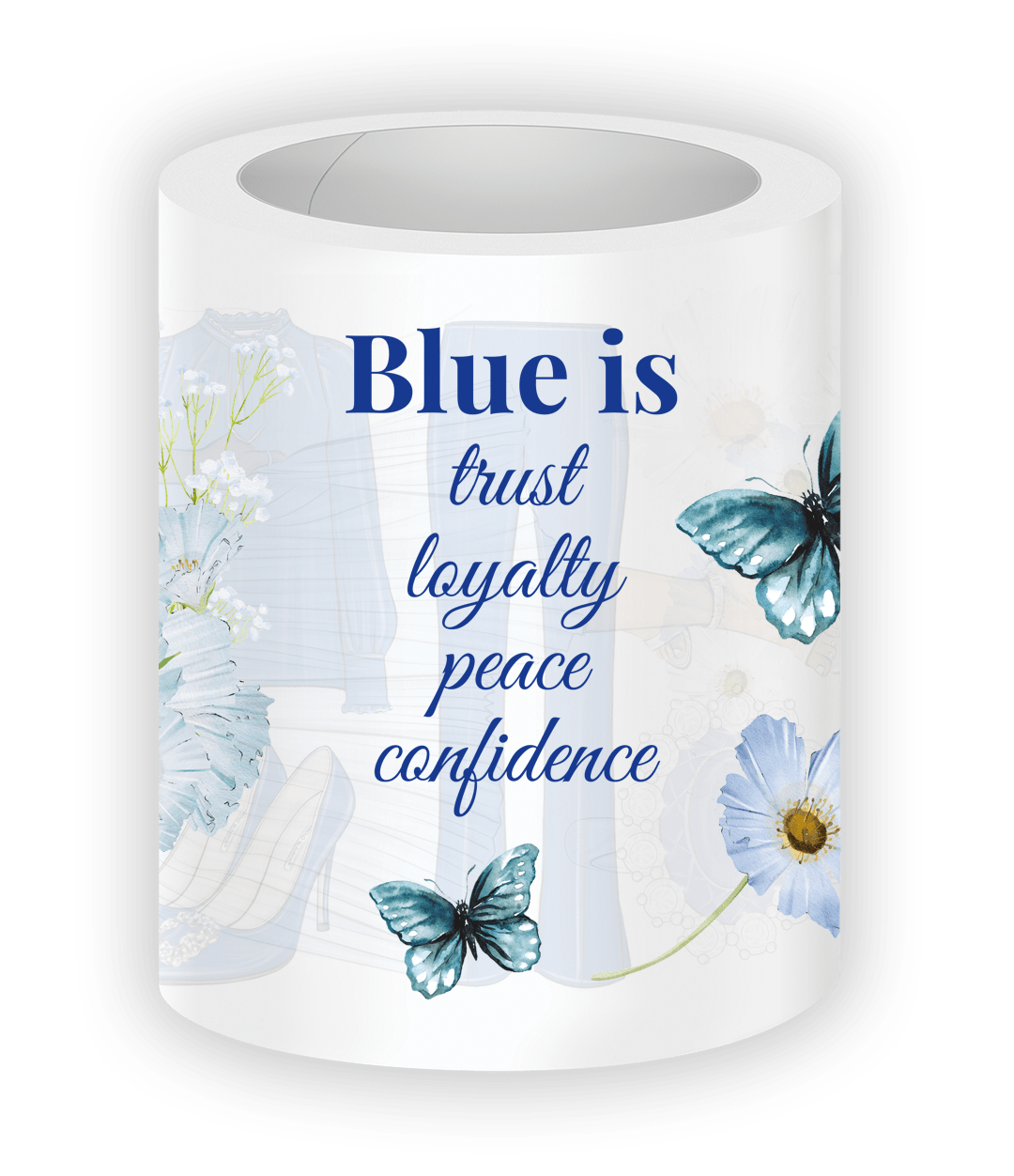 Blue stickers for planner