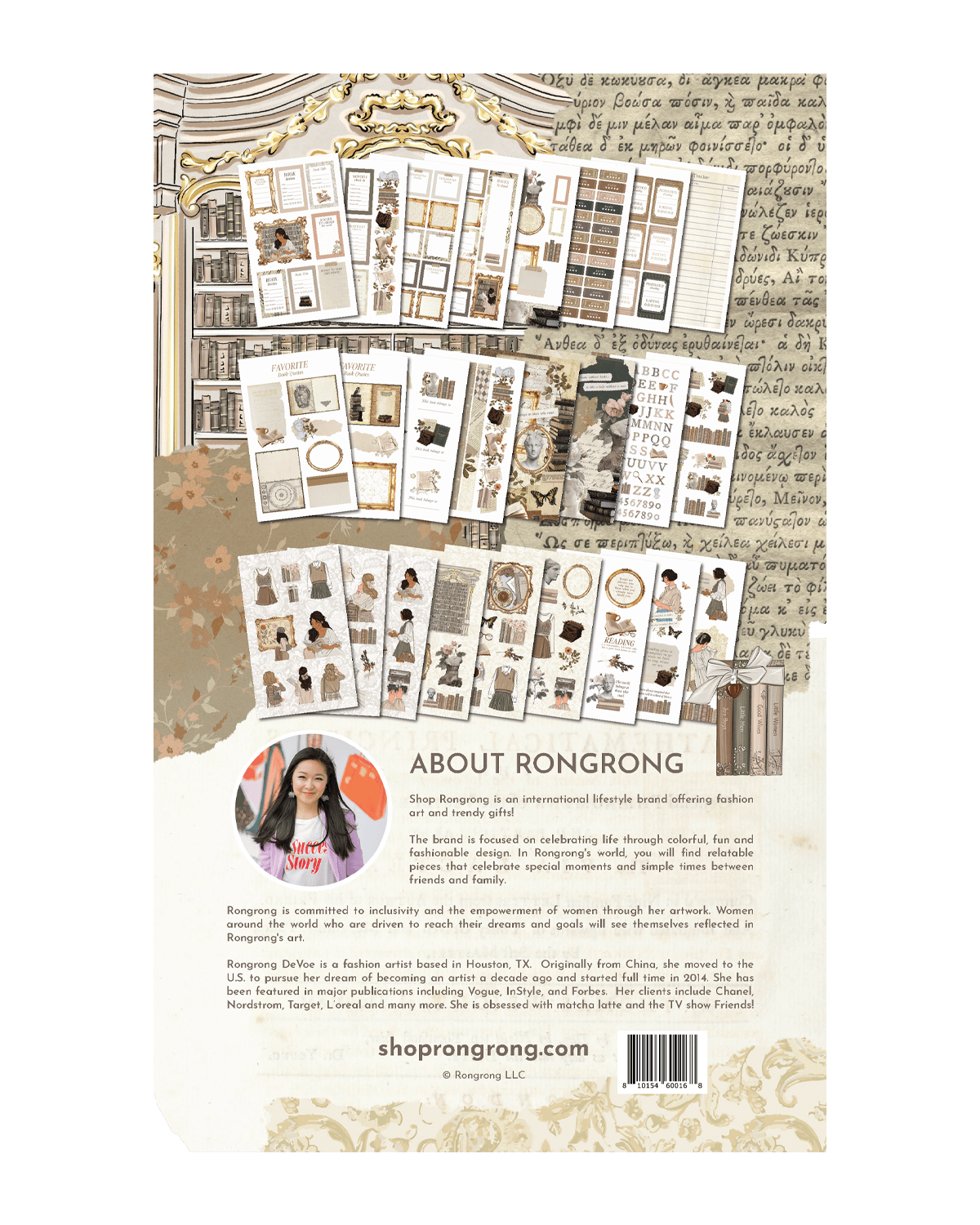 Shop Rongrong Bookwrom Vol. 3 Sticker Book