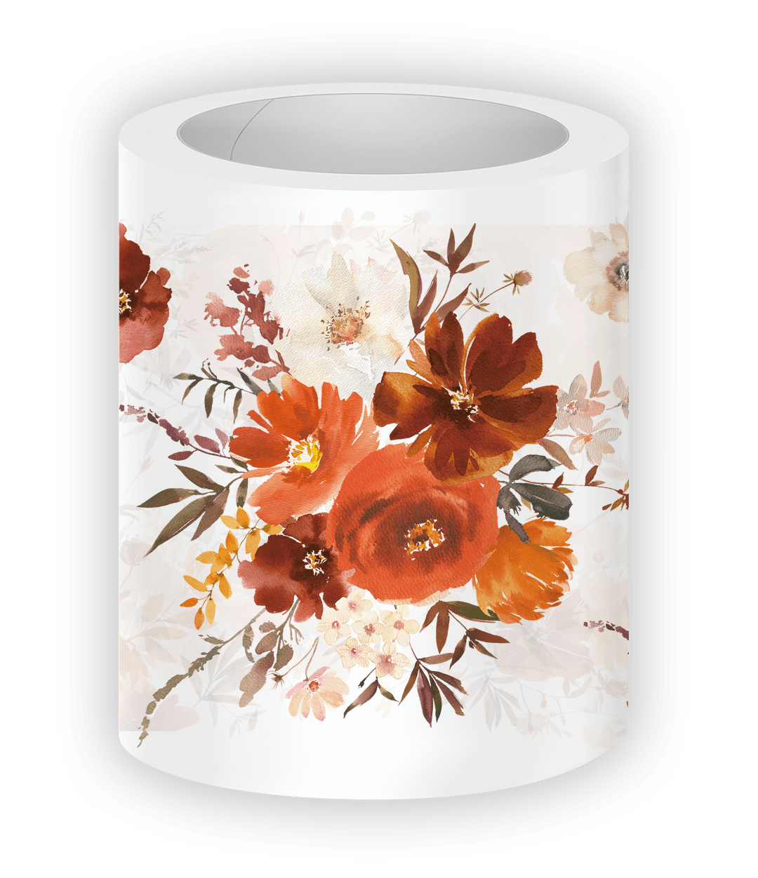 Copper Flowers PET Tape