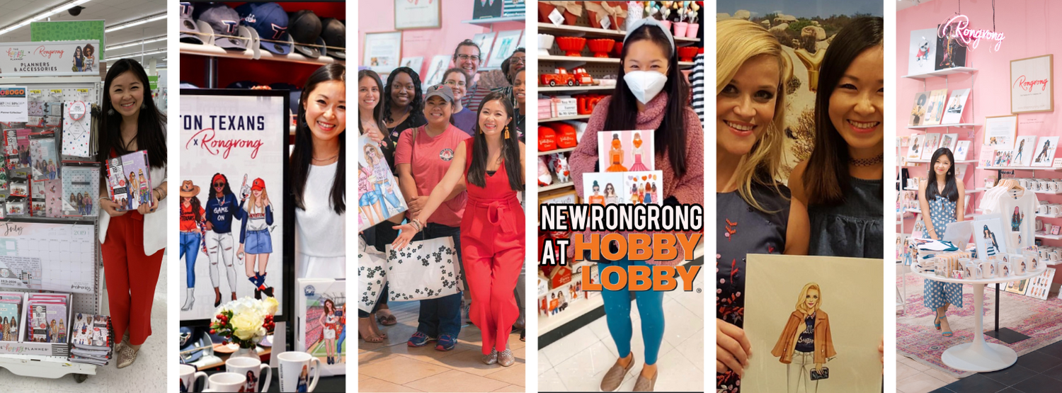 woman at Hobby Lobby & store events