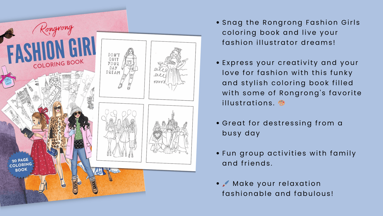 Fashion Girls book & illustrations