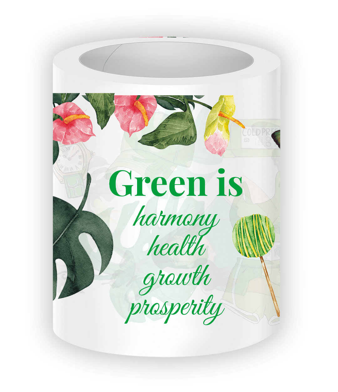Green stickers for planner