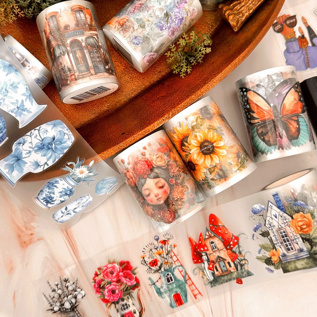 MysteryMonthlyPET patterned decorative tape rolls