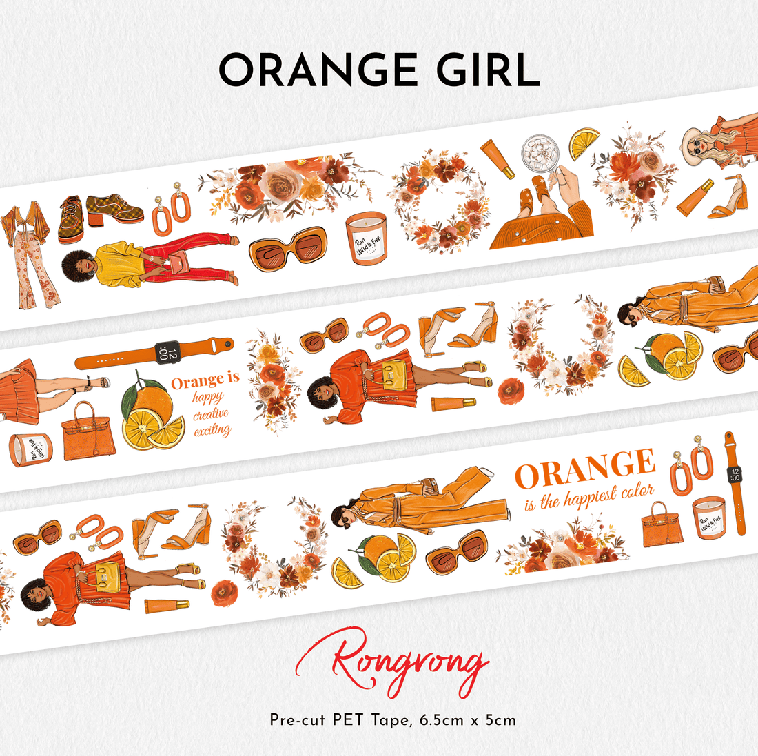 Orange Girl PET Tape