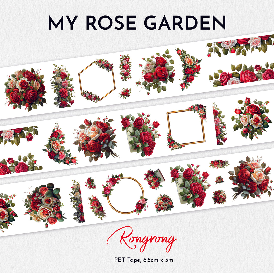 Shop Rongrong My Rose Garden PET Tape