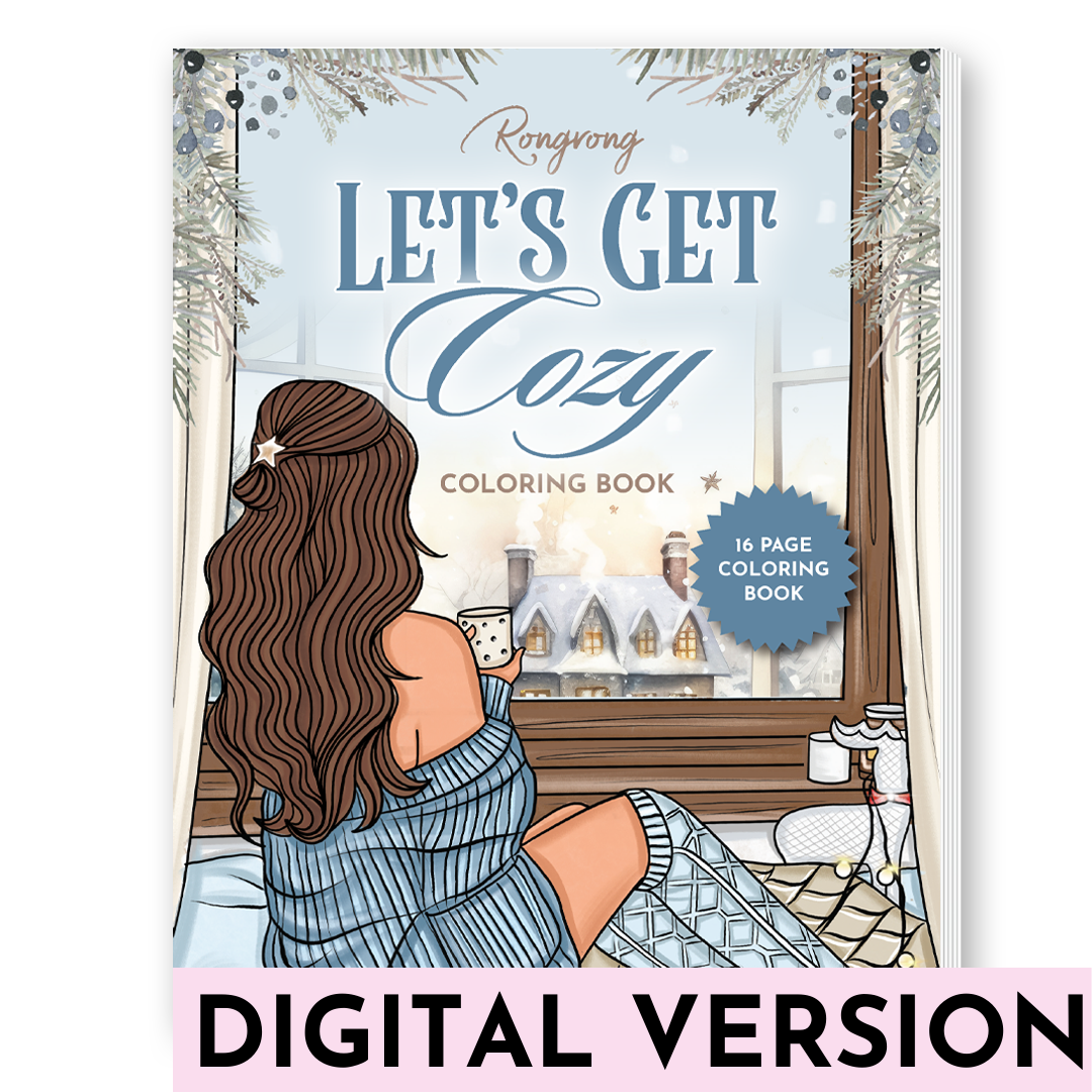 Shop Rongrong Let’s Get Cozy Digital Coloring Book