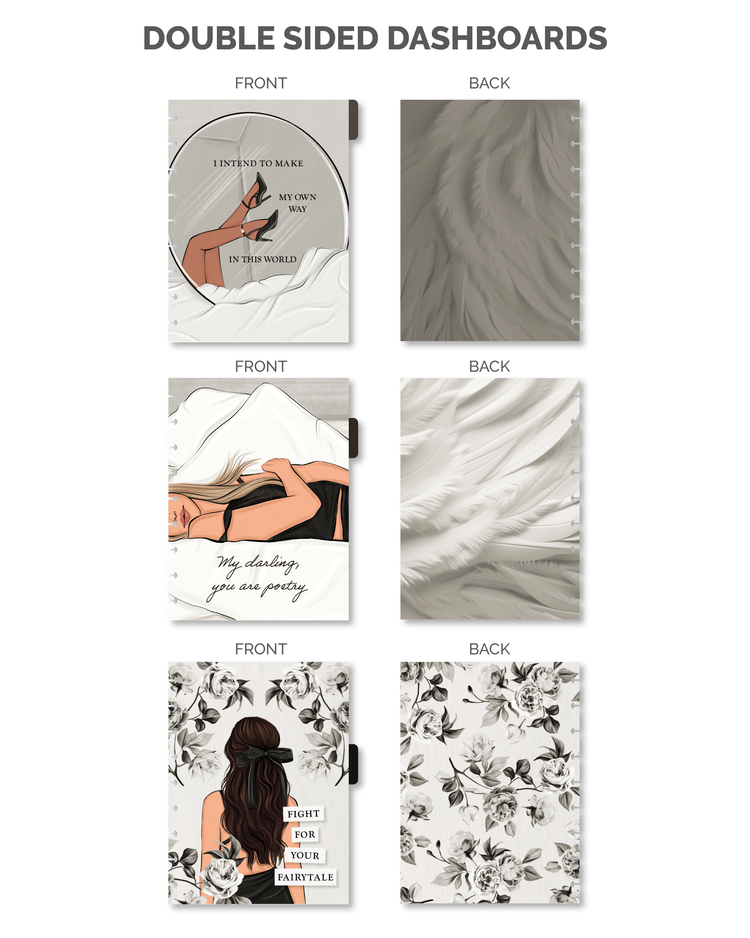 Shop Rongrong Live In The Moment Planner Cover + Dashboards