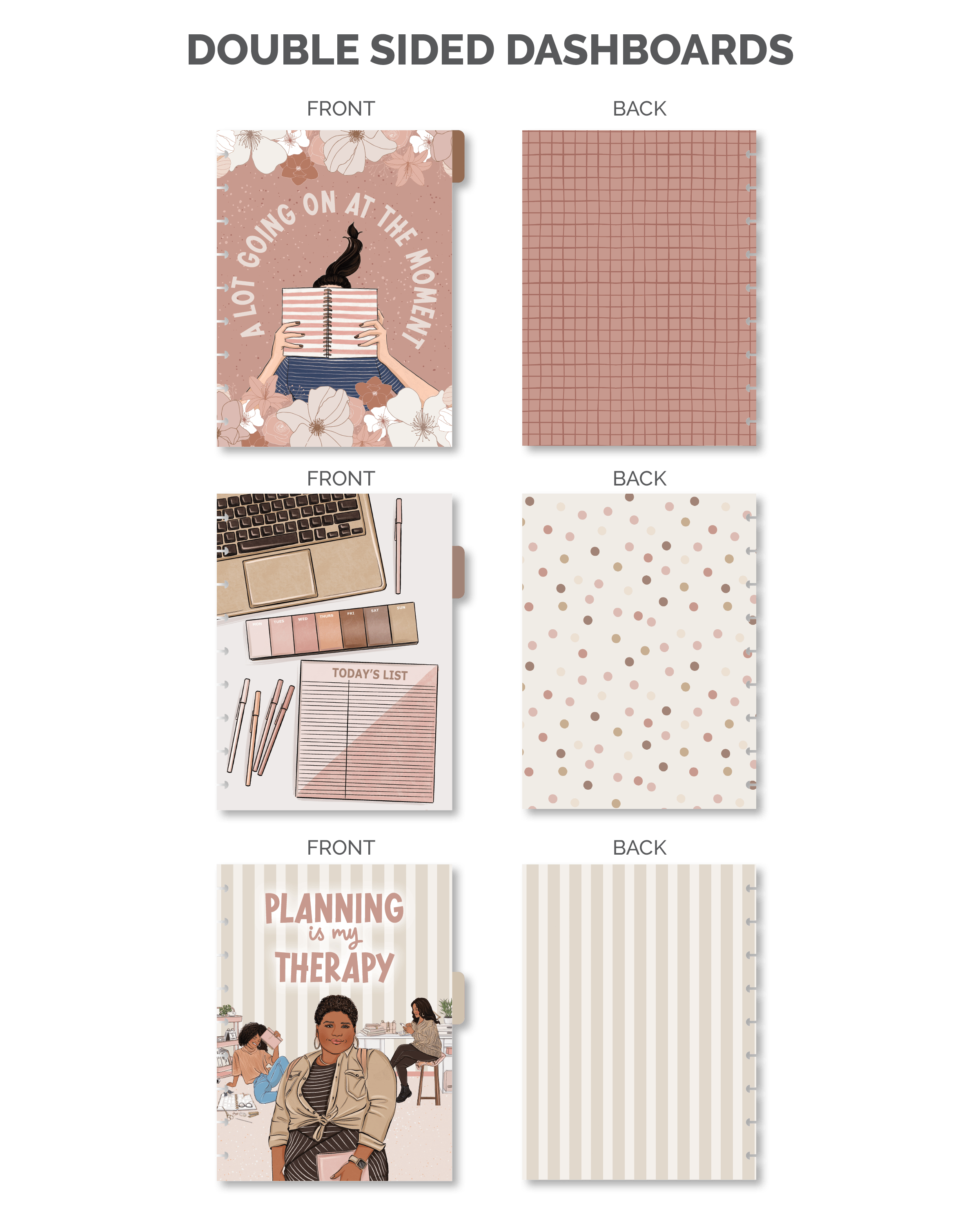Shop Rongrong Planner Babe Planner Cover + Dashboards