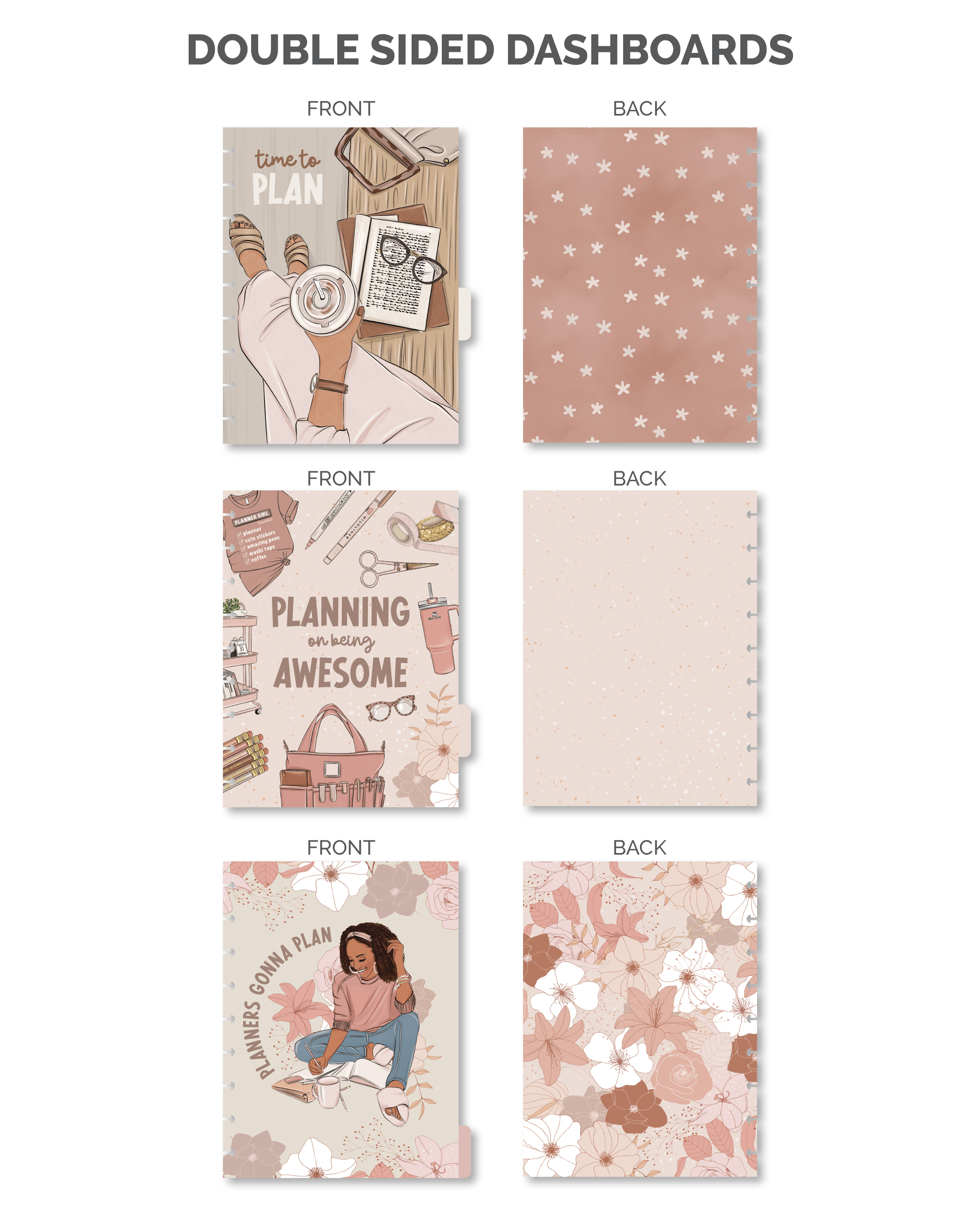 Shop Rongrong Planner Babe Planner Cover + Dashboards