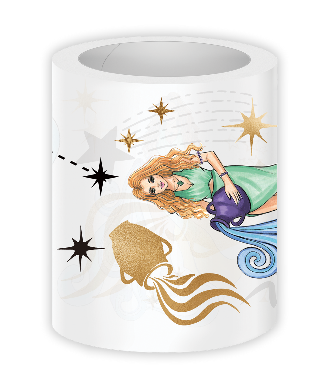 Shop Rongrong Zodiac Collection Aquarius PET Tape