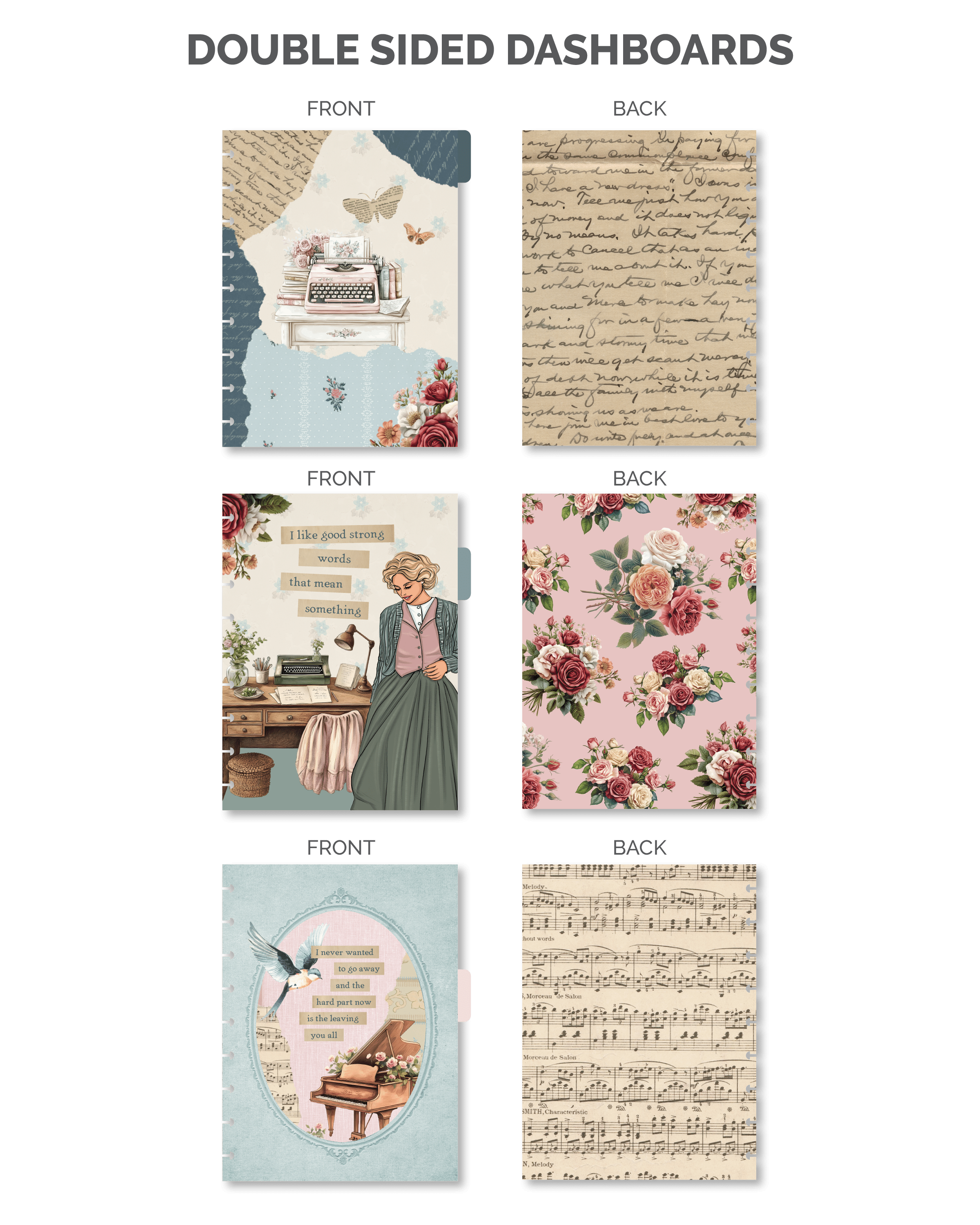 little women planner divider