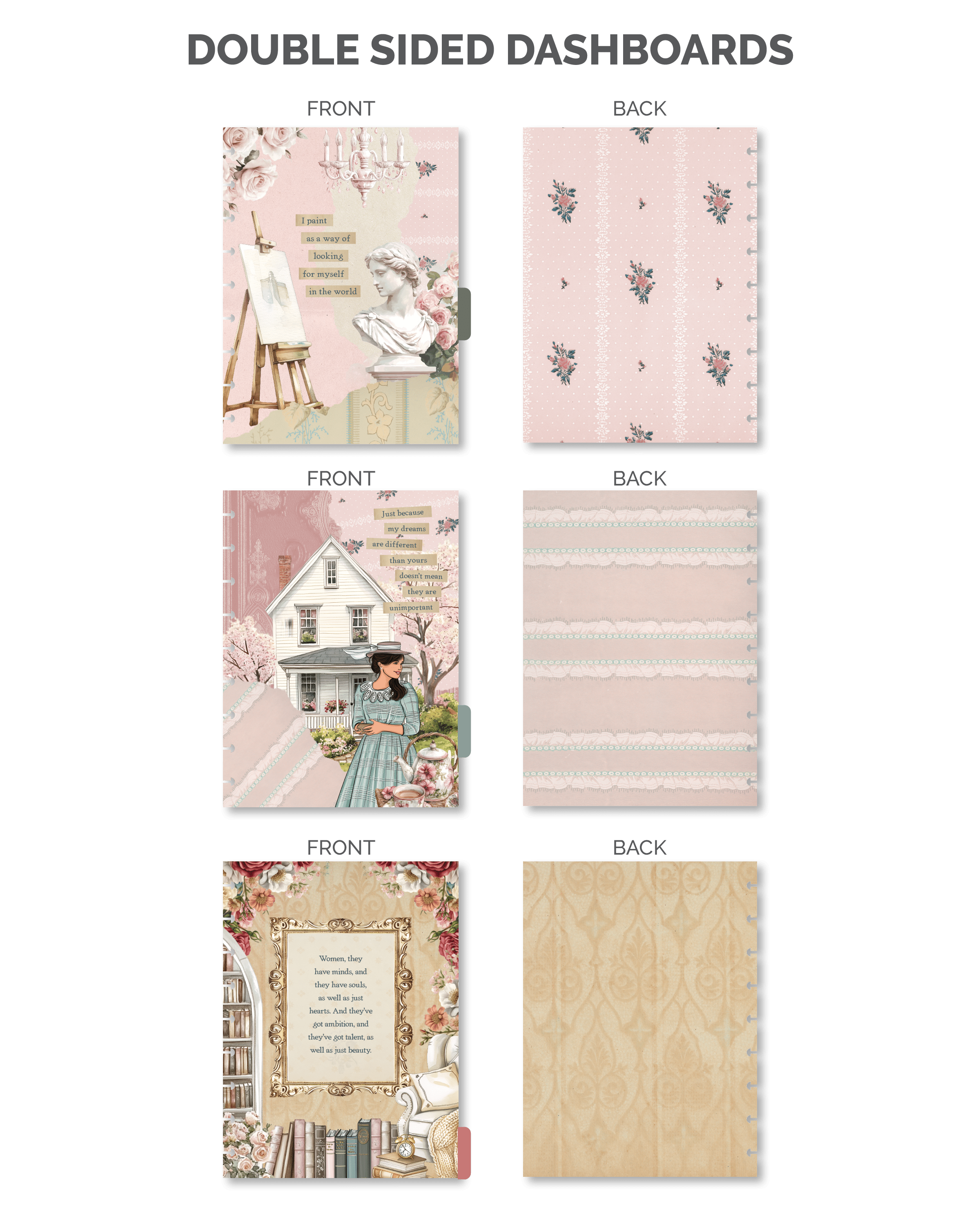classic vintage planner cover