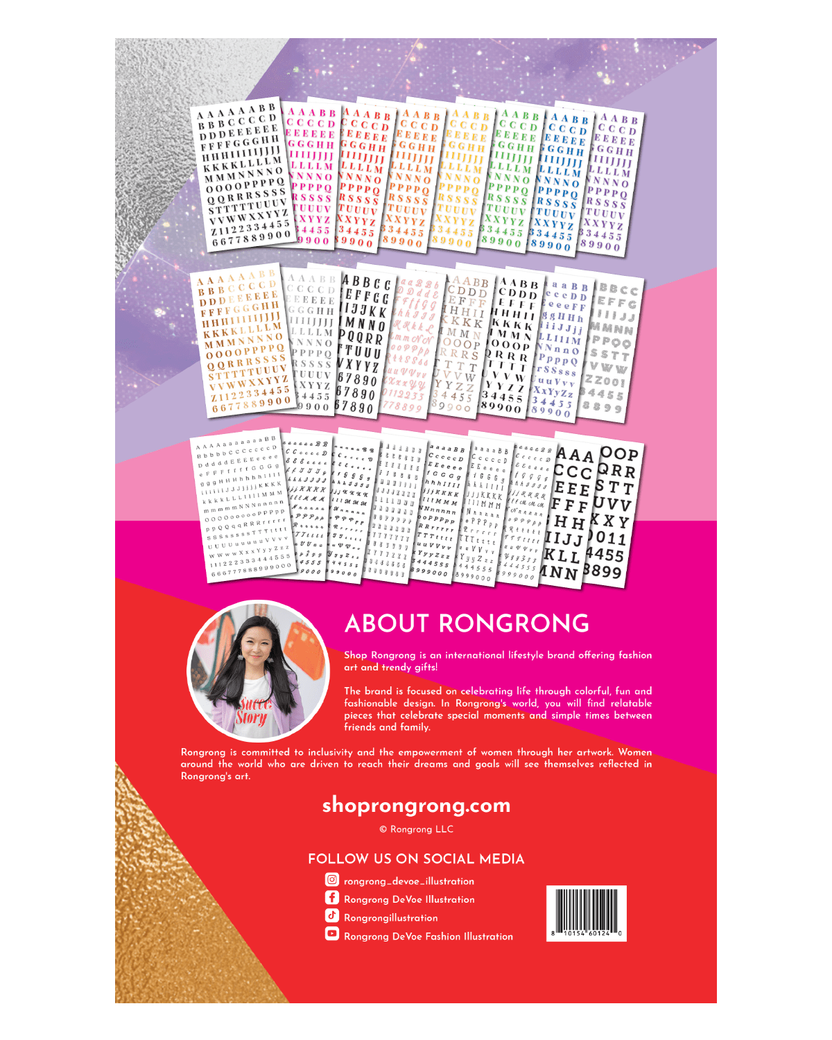 Colorful Alphabet Stickers