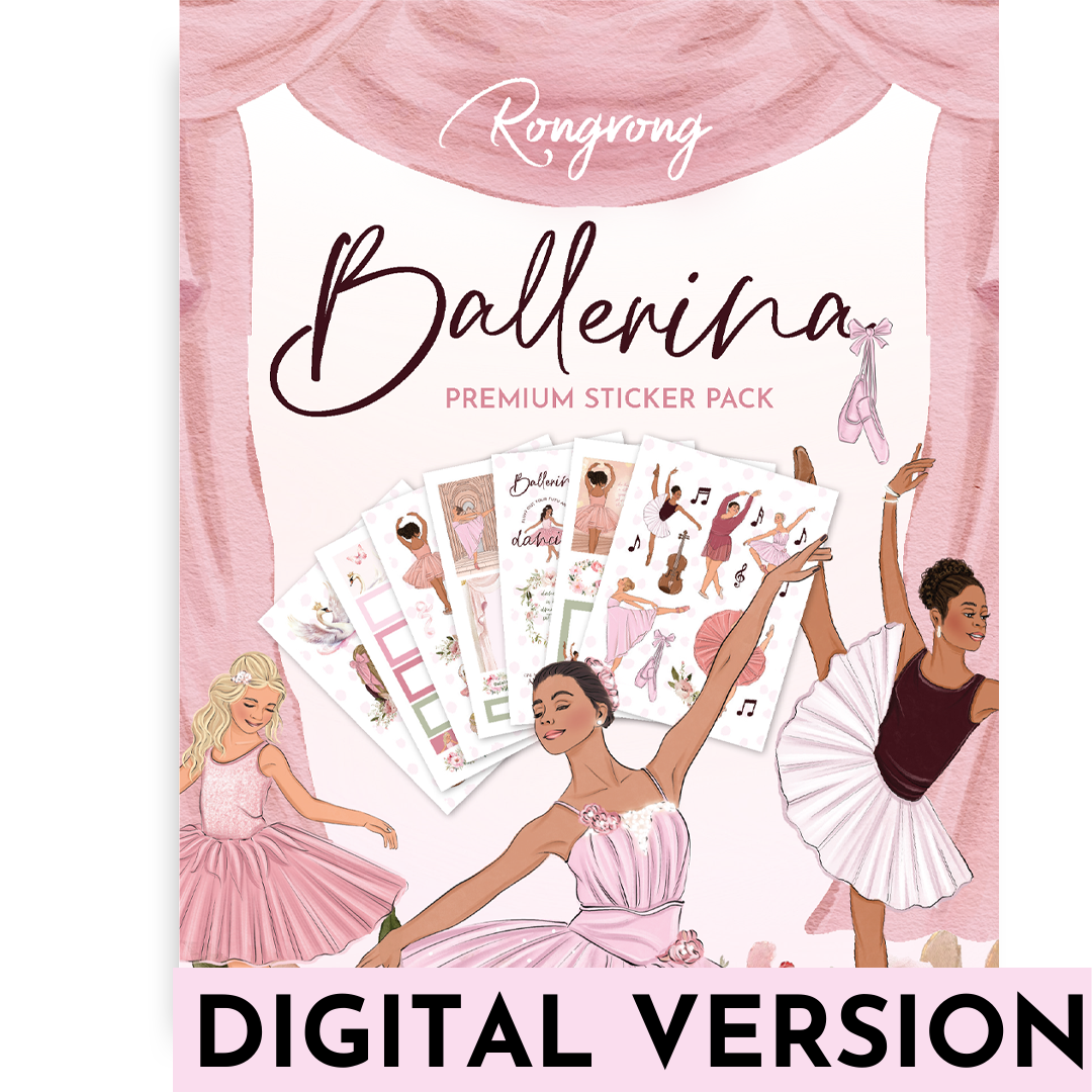 Shop Rongrong Ballerina Digital Sticker Pack