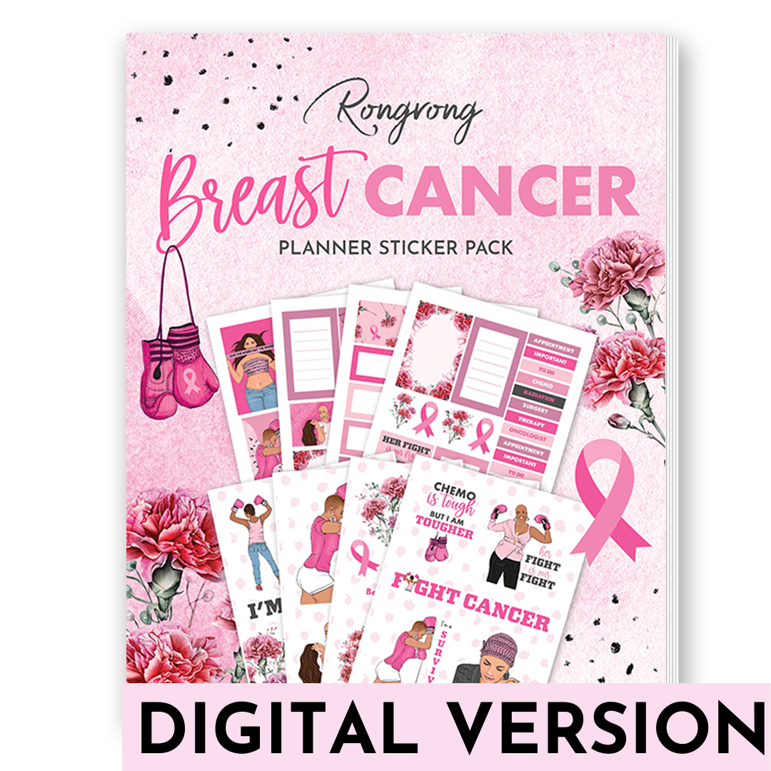 RR Breast Cancer Planner Sticker Pack - Digital Version