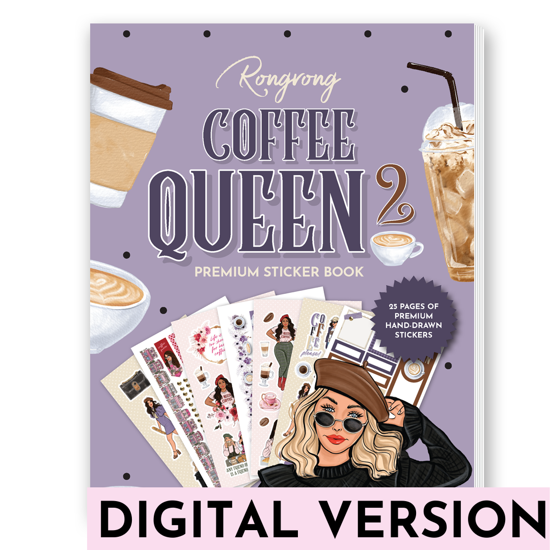 Shop Rongrong Coffee Queen 2 Digital Sticker Book