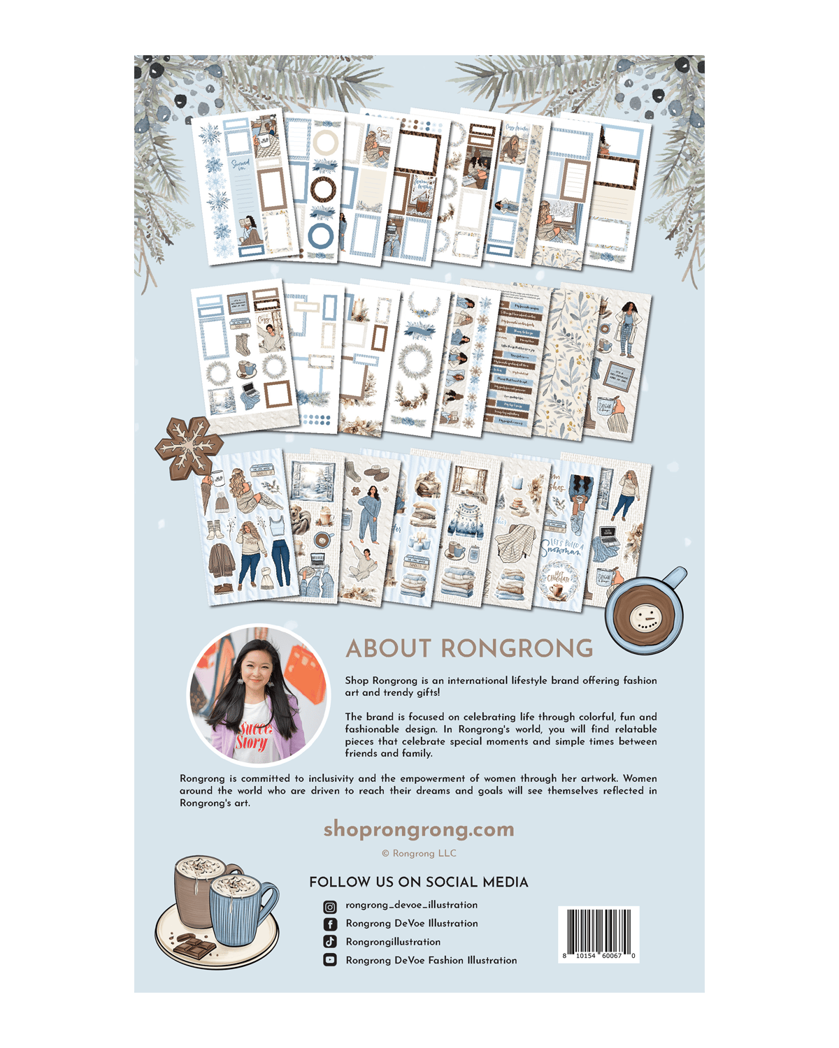 Shop Rongrong Cozy Winter Sticker Book