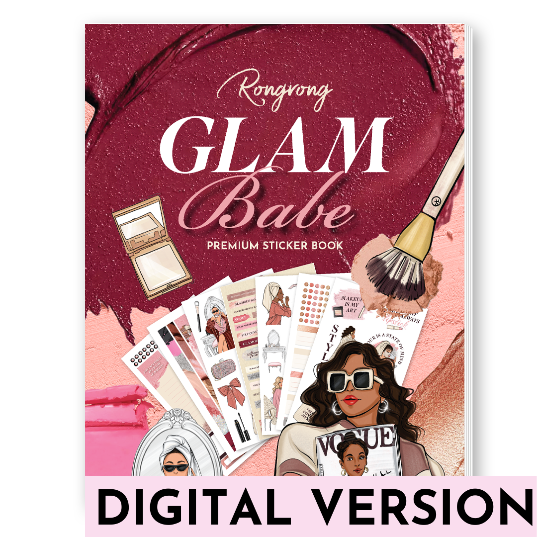 Shop Rongrong Glam Babe Digital Sticker Book