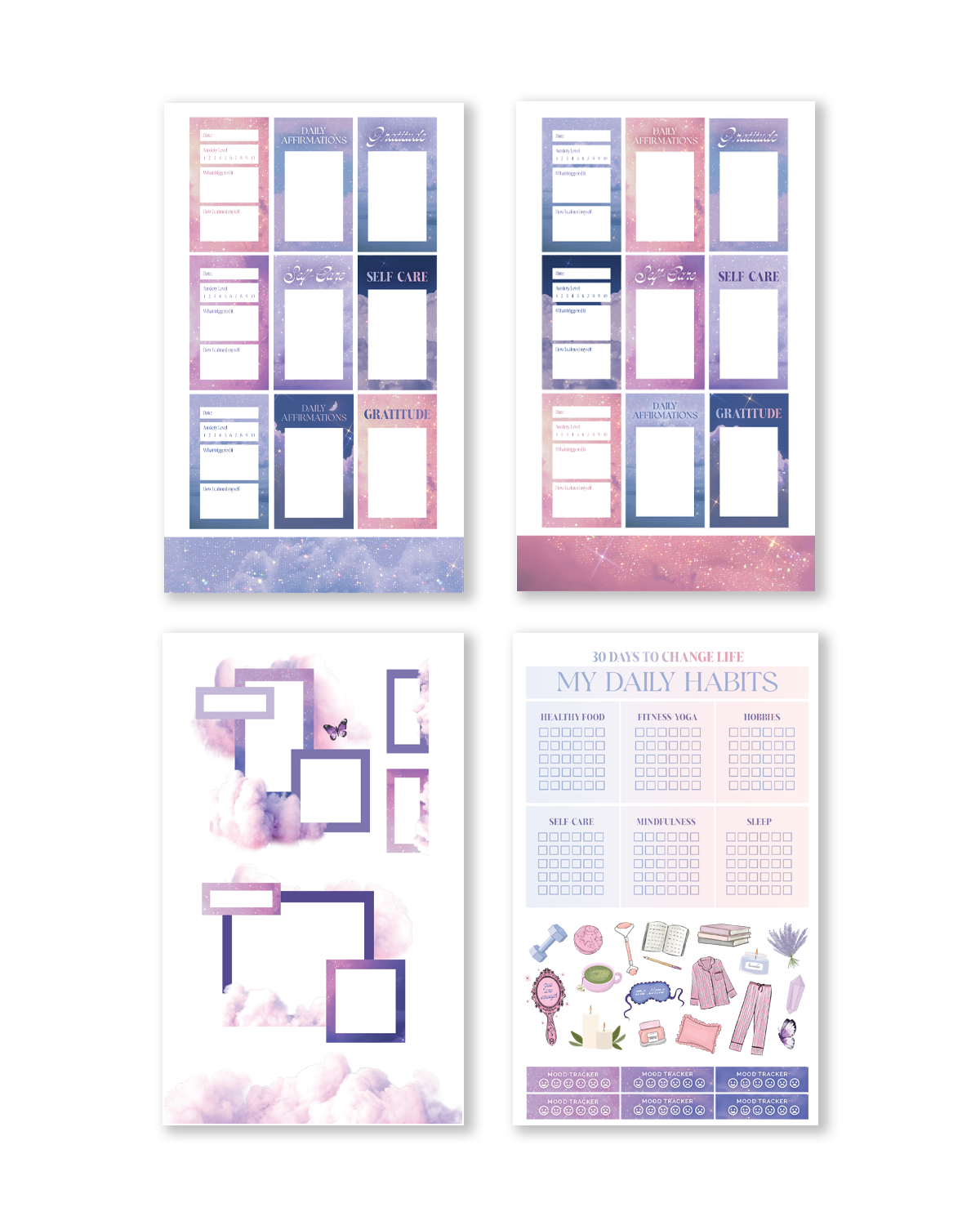 Shop Rongrong Midnight Digital Sticker Book for goodnotes