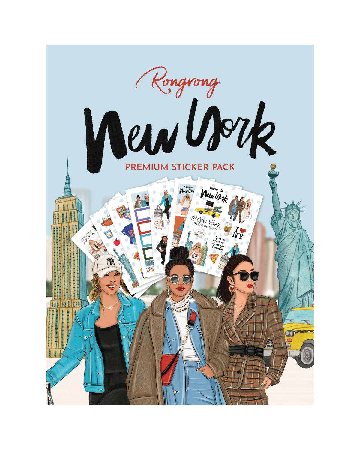 New York City Planner Sticker Pack Holographic Stickers Shop Rongrong new-york-city-planner-sticker-pack-holographic-stickers-shop-rongrong