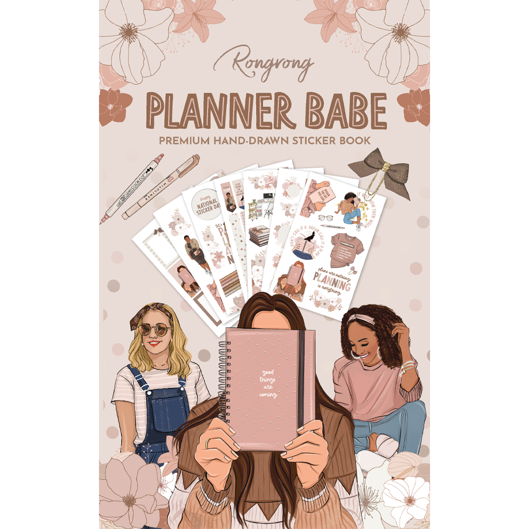 I Can & I Will Planner + Stickers Bundle, Rongrong Planner Stickers