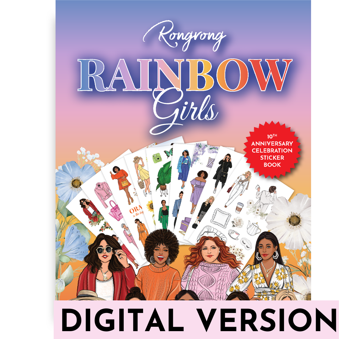 Shop Rongrong Rainbow Girls Digital Sticker Book