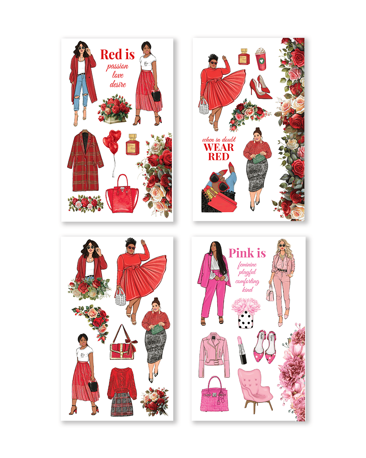 Shop Rongrong Rainbow Girls Digital Sticker Book