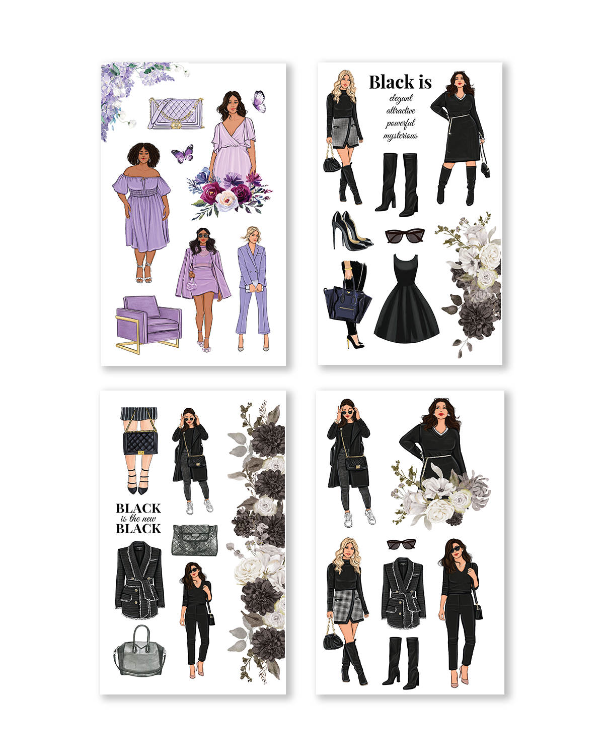 Shop Rongrong Rainbow Girls Digital Sticker Book