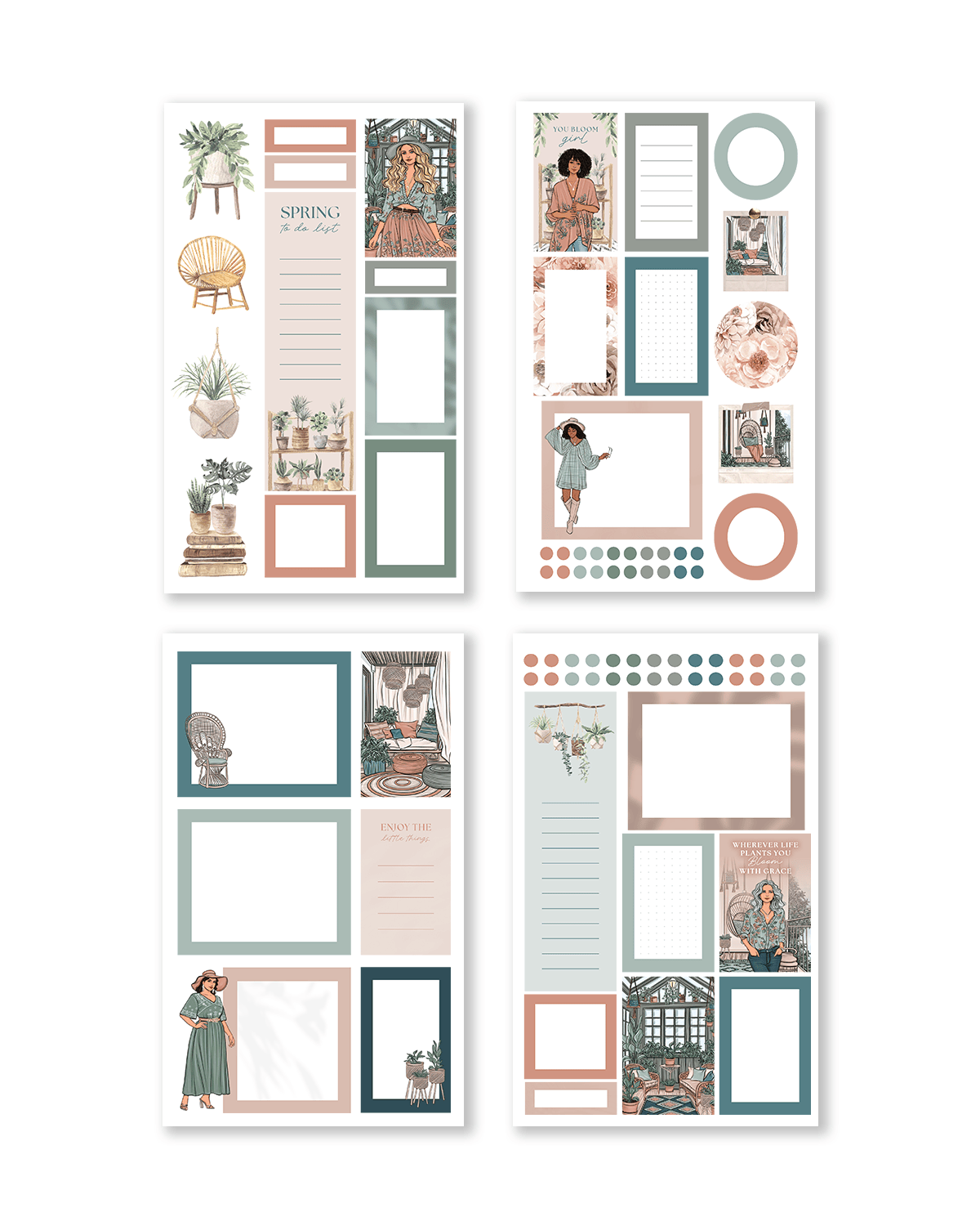 Shop Rongrong Boho Spring Sticker Book