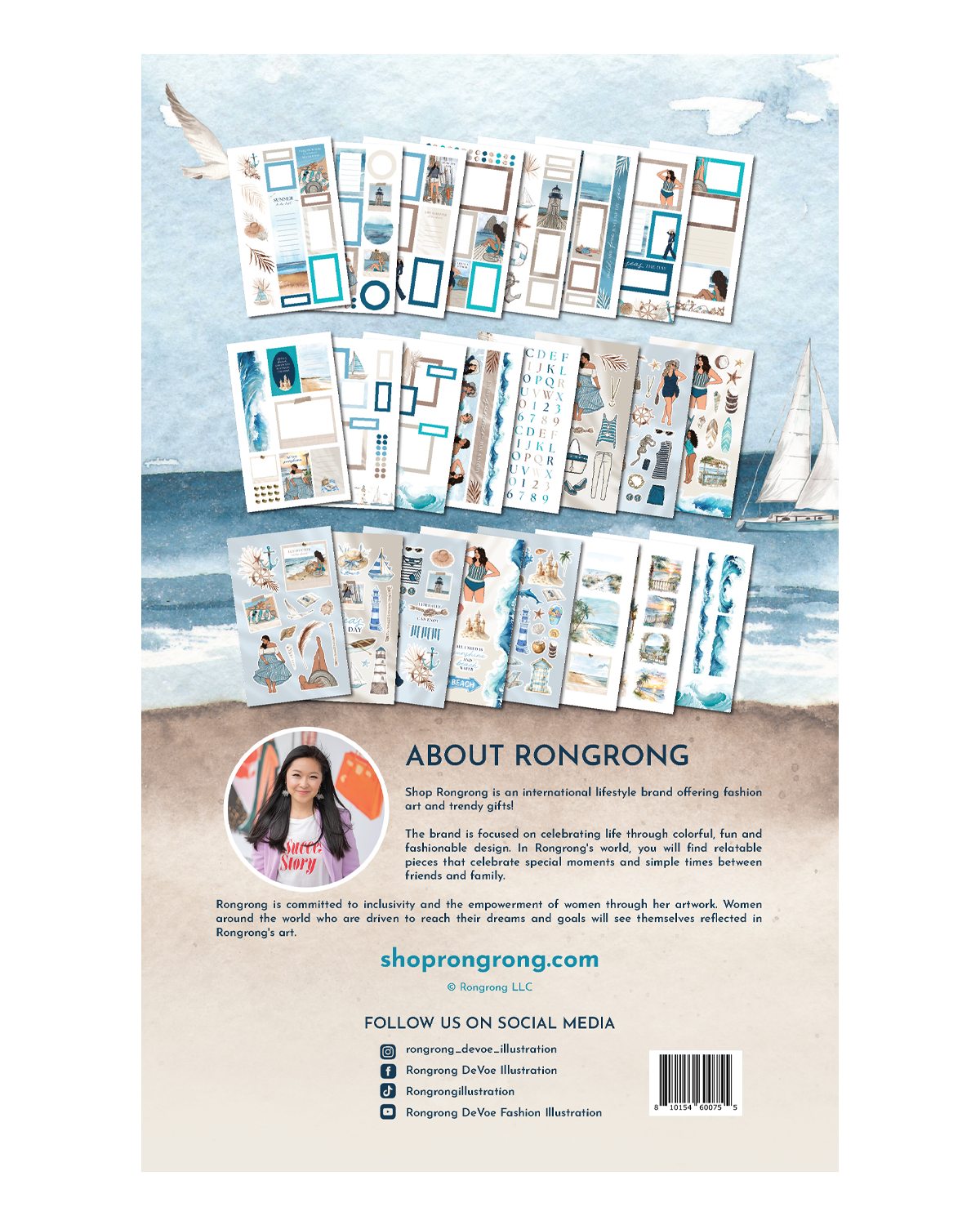 Shop Rongrong Nautical Summer Sticker Book