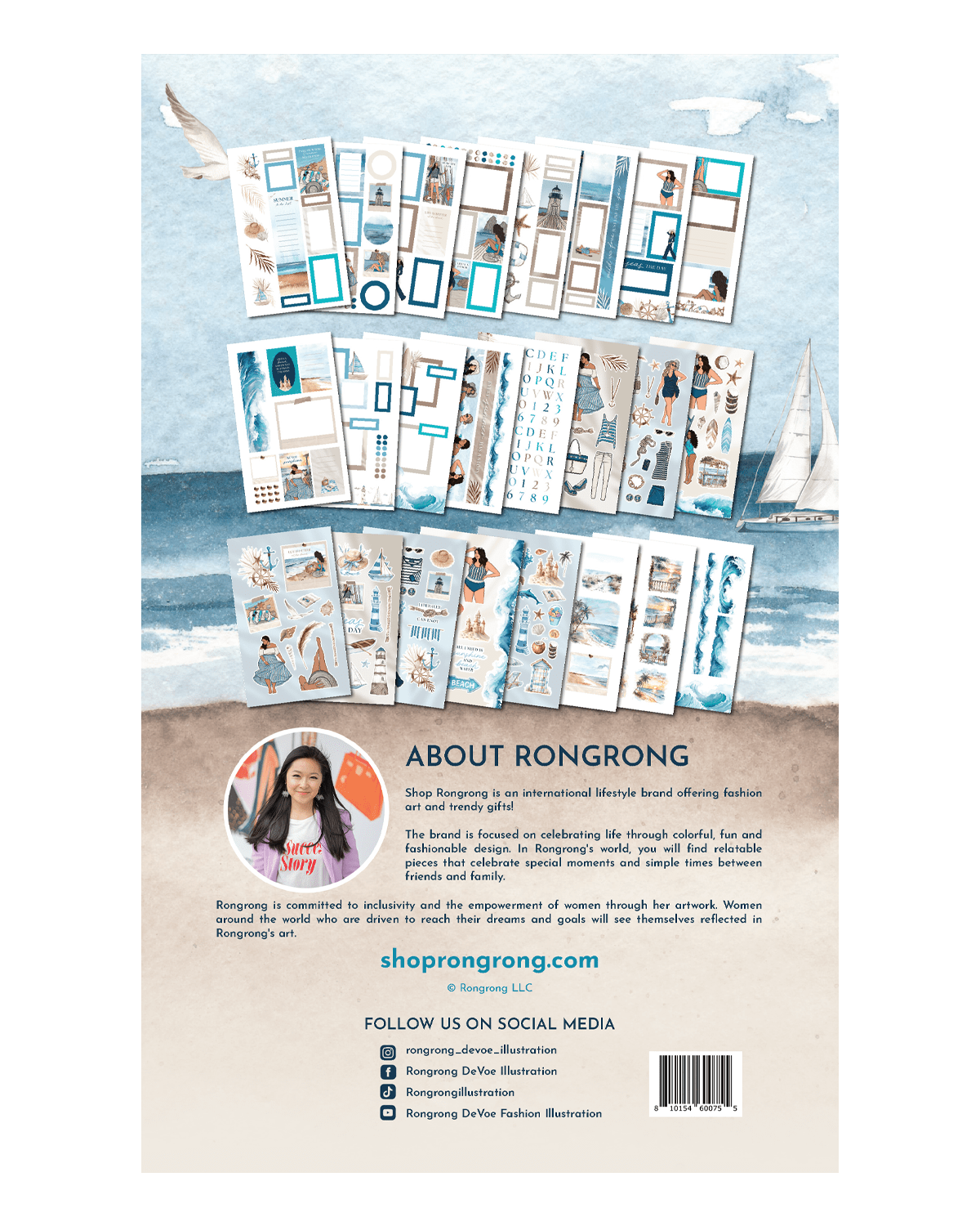 Shop Rongrong Nautical Summer Sticker Book