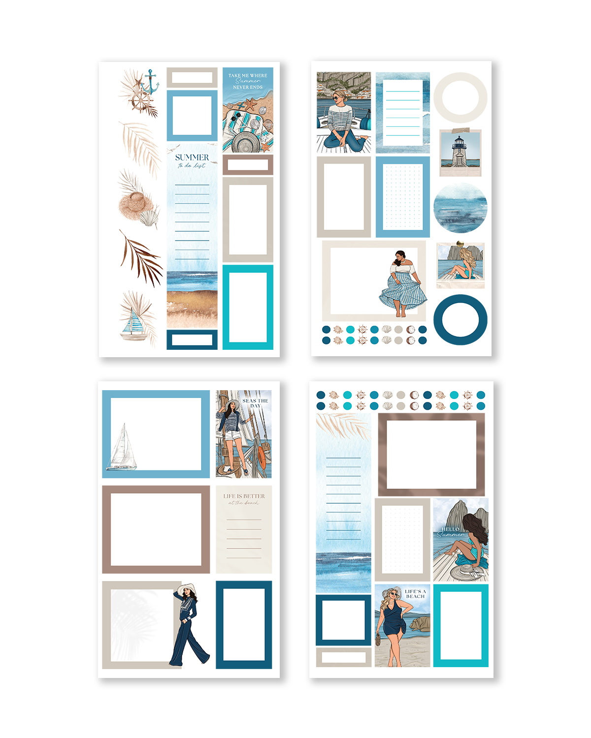 Shop Rongrong Nautical Summer Sticker Book