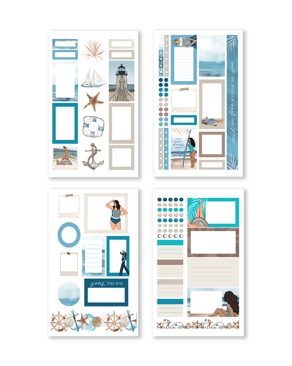 Shop Rongrong Nautical Summer Sticker Book