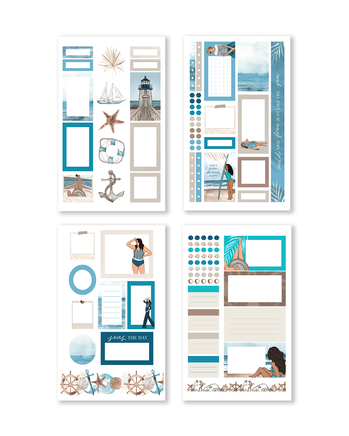 Shop Rongrong Nautical Summer Sticker Book
