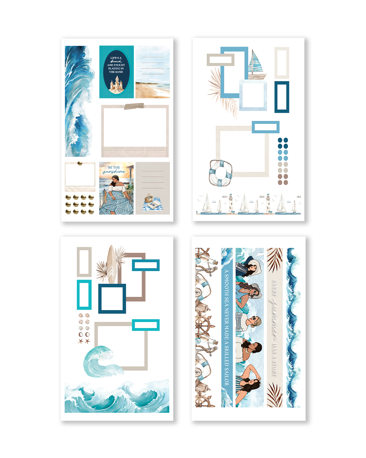 Shop Rongrong Nautical Summer Sticker Book