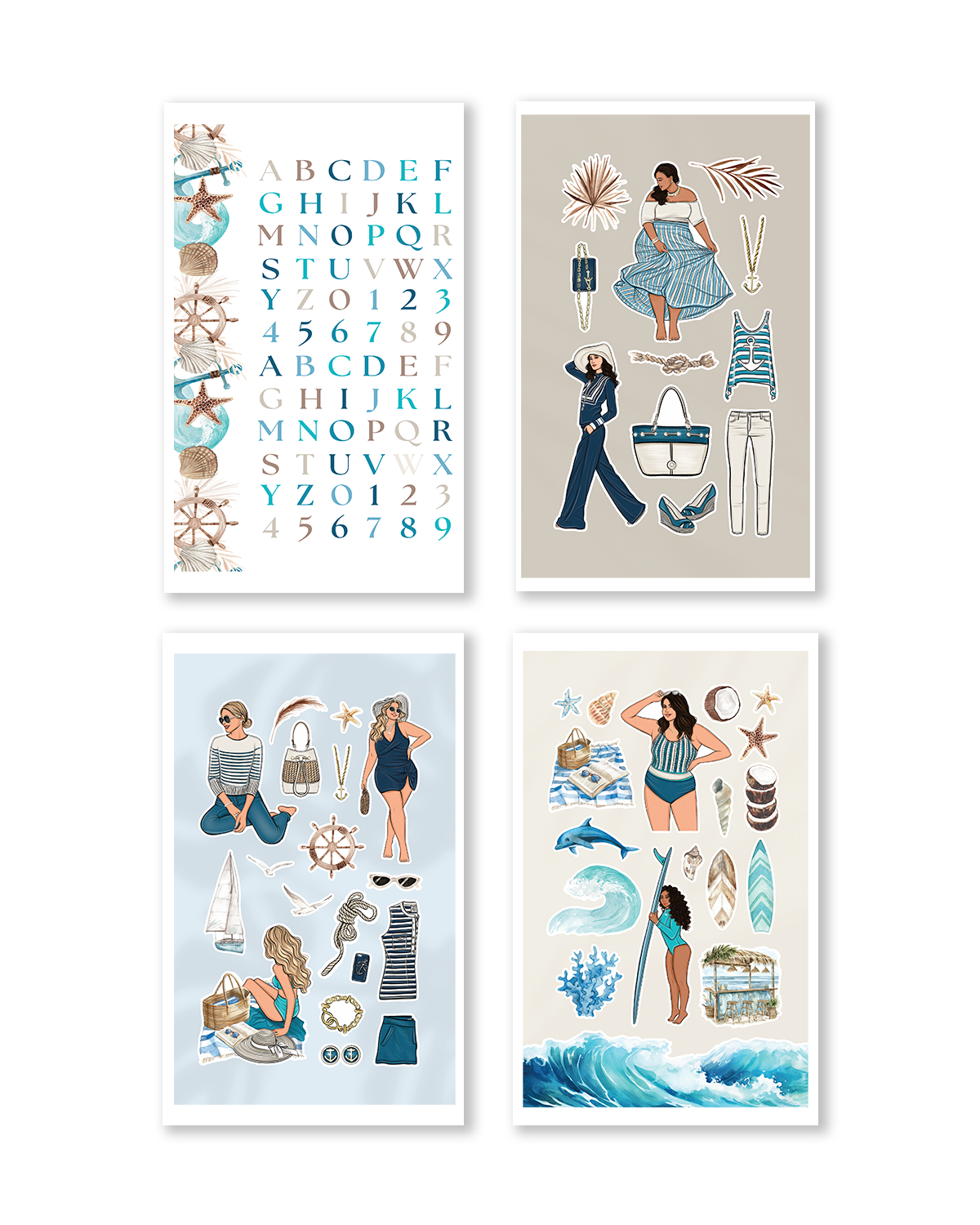 Shop Rongrong Nautical Summer Sticker Book