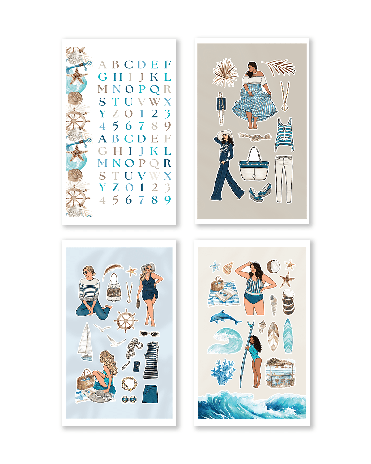 Shop Rongrong Nautical Summer Sticker Book